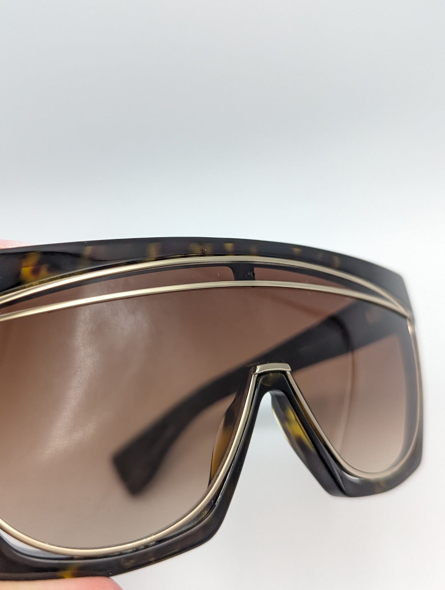 Loewe Tortoise Tyra Shield Sunglasses