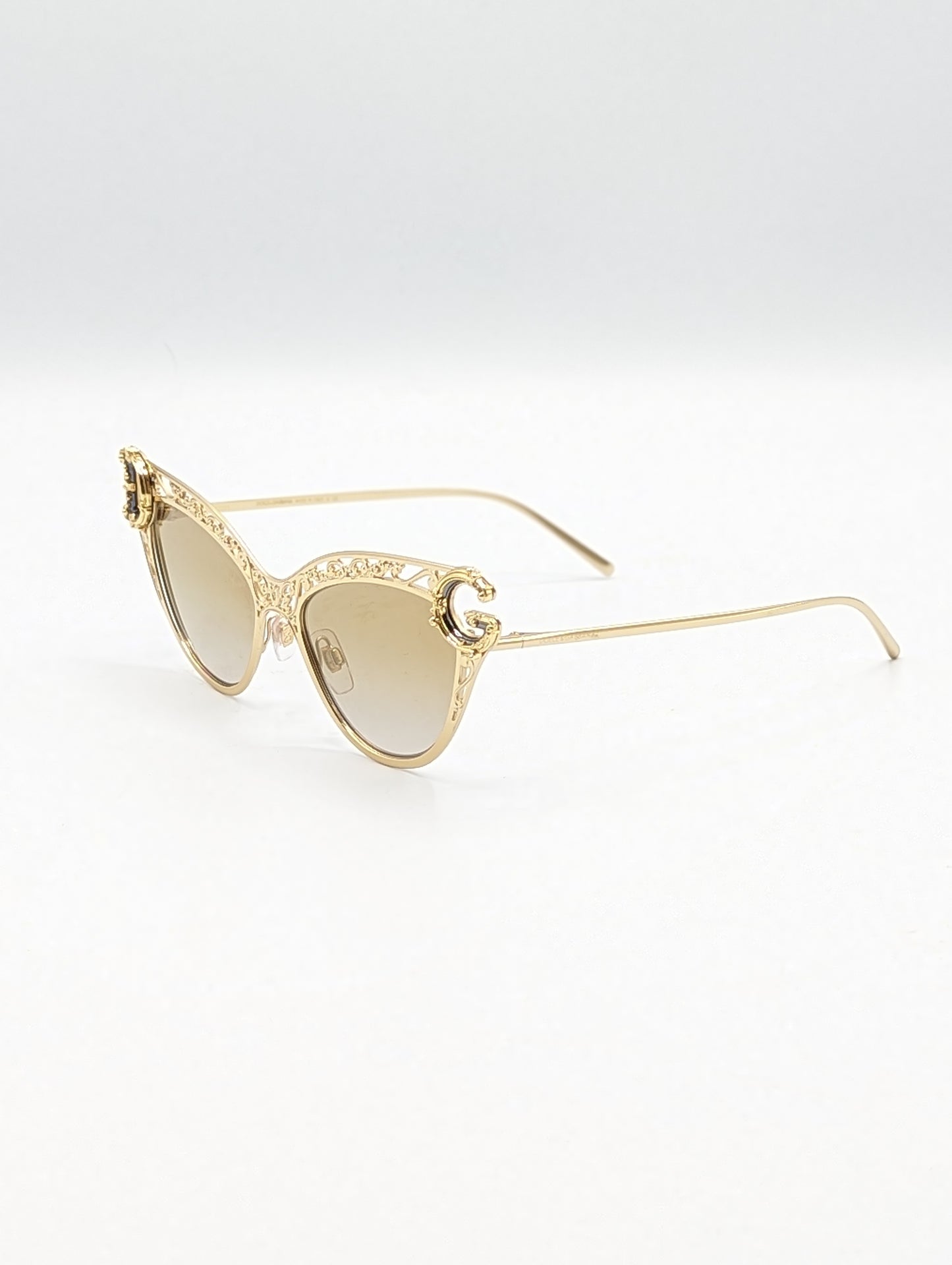 Dolce & Gabbana Gold Baroque Sunglasses DG 2239 Spring 2019