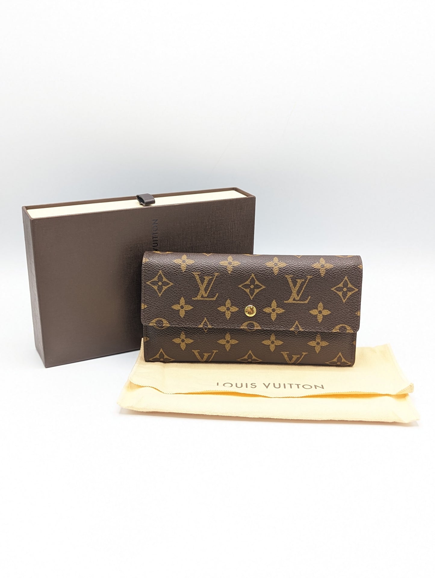 Louis Vuitton Monogram Porte Resort International Wallet Full Set