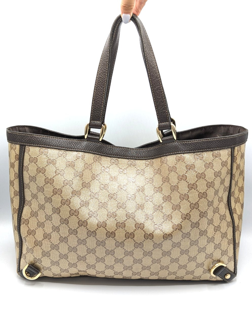 Gucci Crystal Monogram Large Abbey Tote
