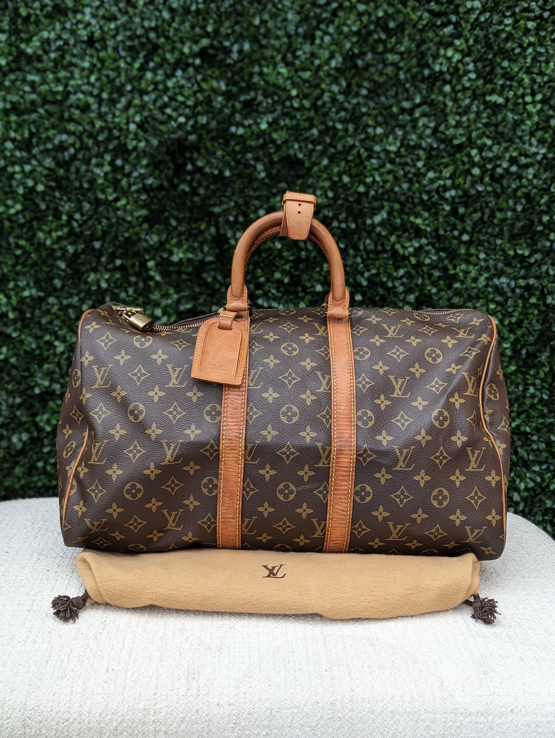 Buy Preowned Luxury Louis Vuitton Keepall Bandouliere 45 Bag at