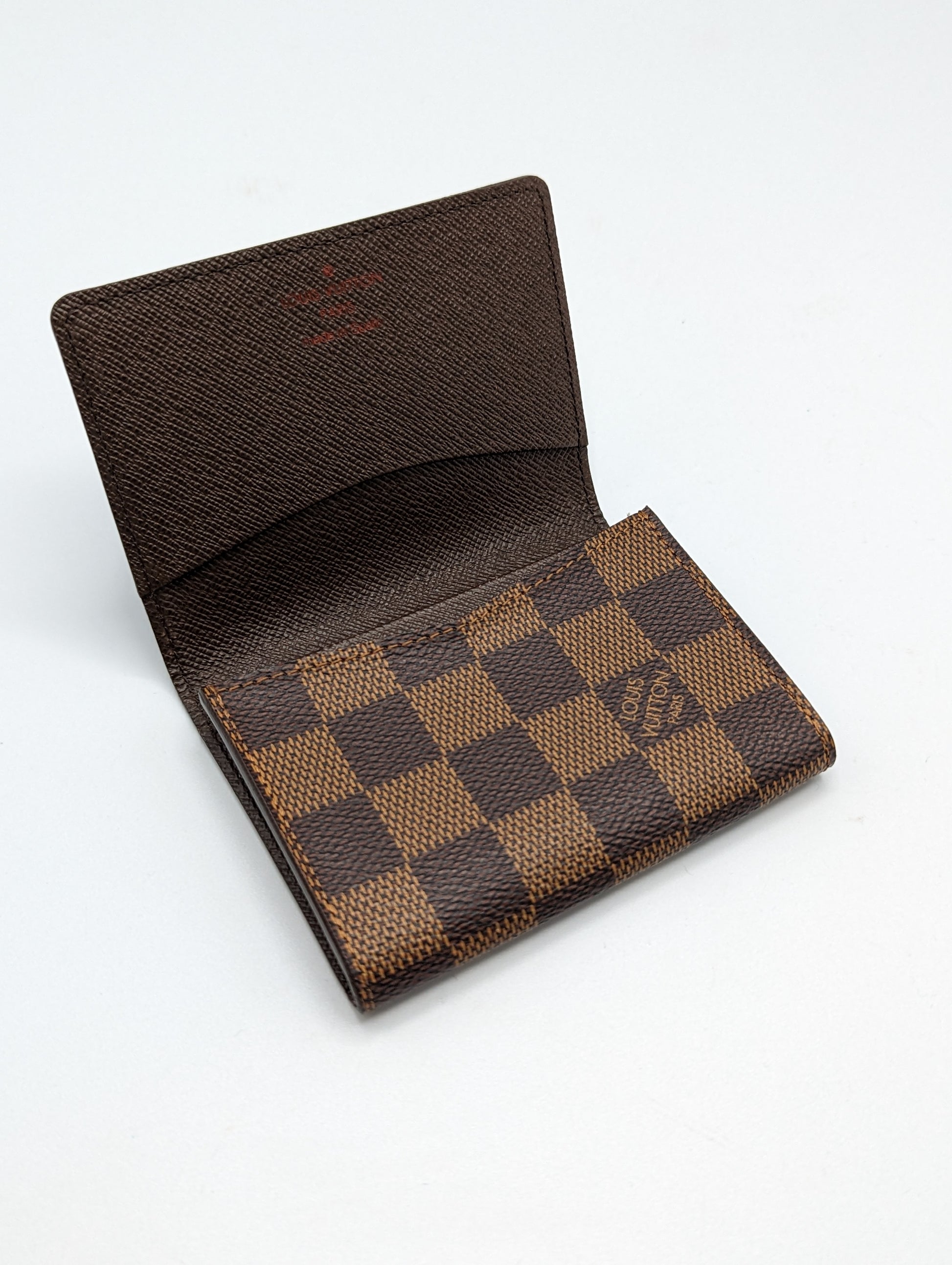 Louis Vuitton Damier Ebene Cartes de Visite Card Wallet – For The Love of  Luxury