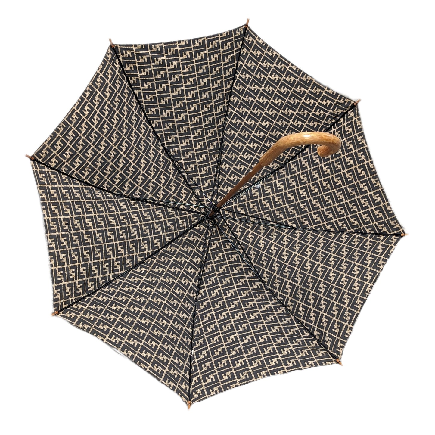 Fendi Zucca Wooden Umbrella