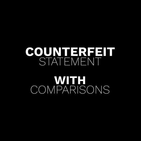 Counterfeit Statement with Comparisons