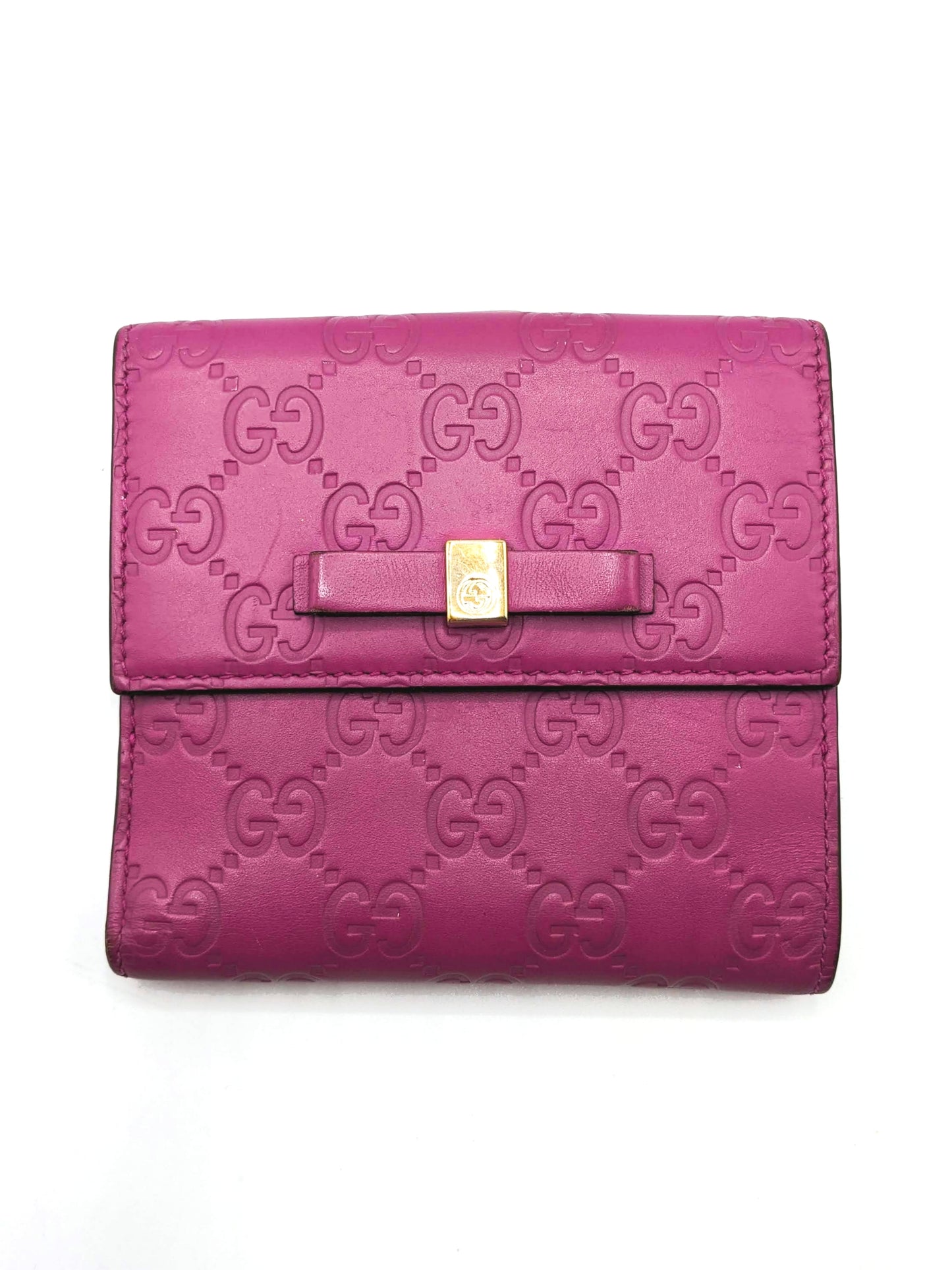 Gucci Fuschia Compact Wallet